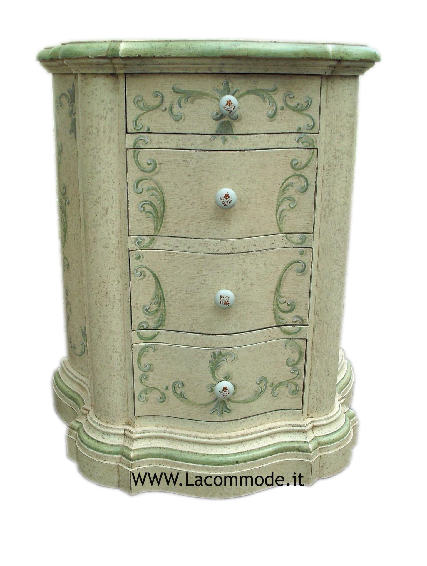 Comodino stile veneziano mosso e intagliato a mano la commode di ... Mobili veneziani