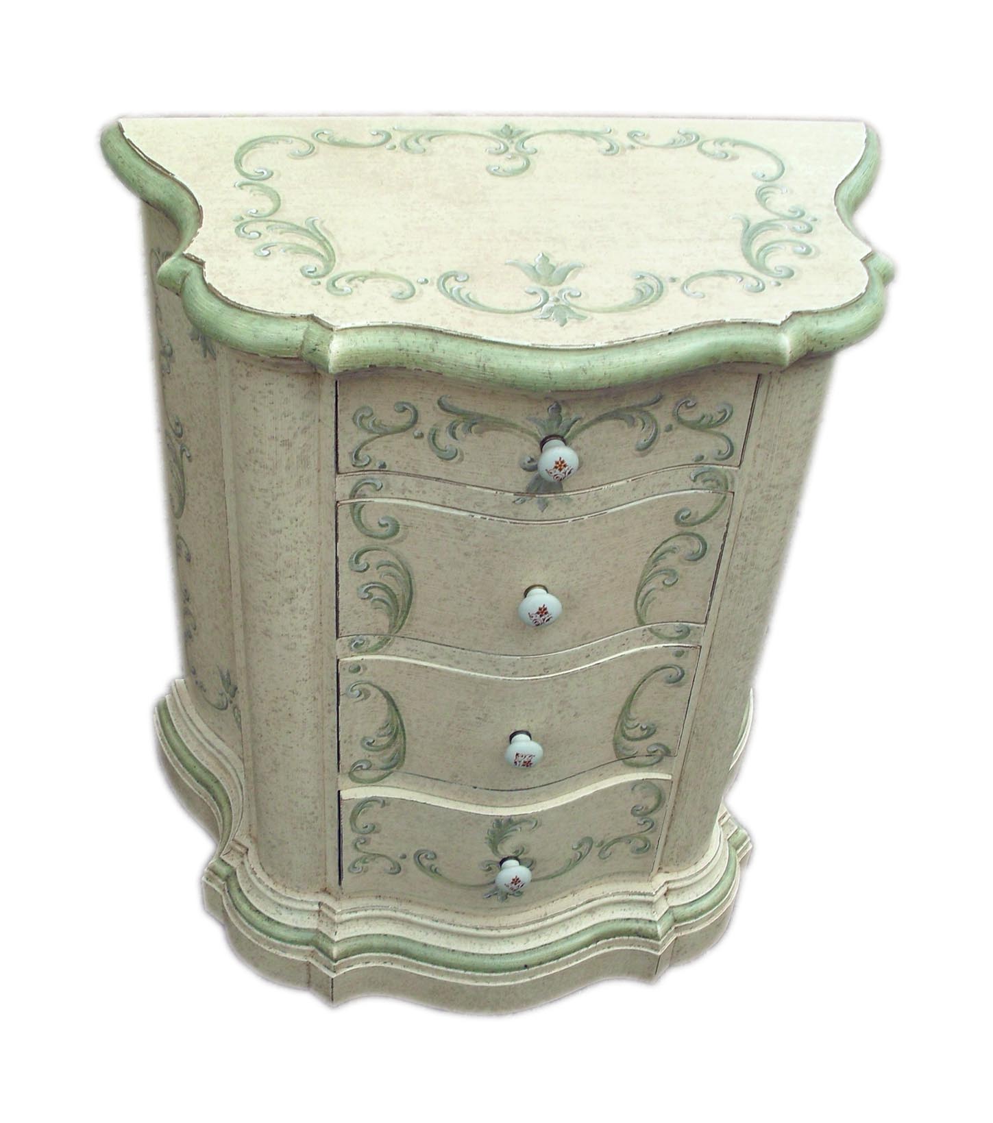 Comodino stile veneziano mosso e intagliato a mano la commode di ... Mobili veneziani