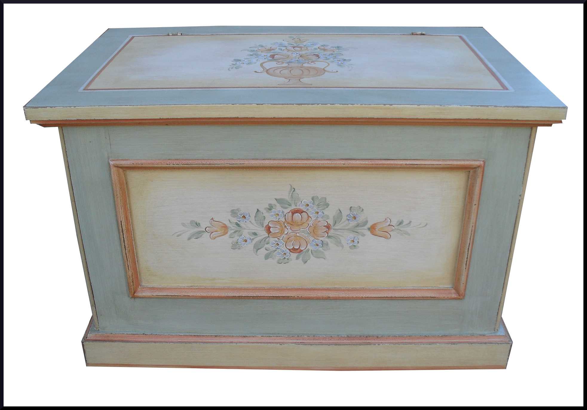 Baule cassapanca dipinta in stile veneziano la commode di davide ... Mobili veneziani