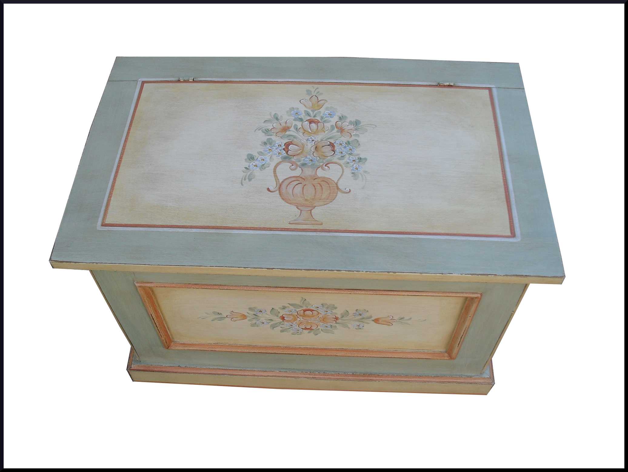 Baule cassapanca dipinta in stile veneziano la commode di davide ... Mobili veneziani