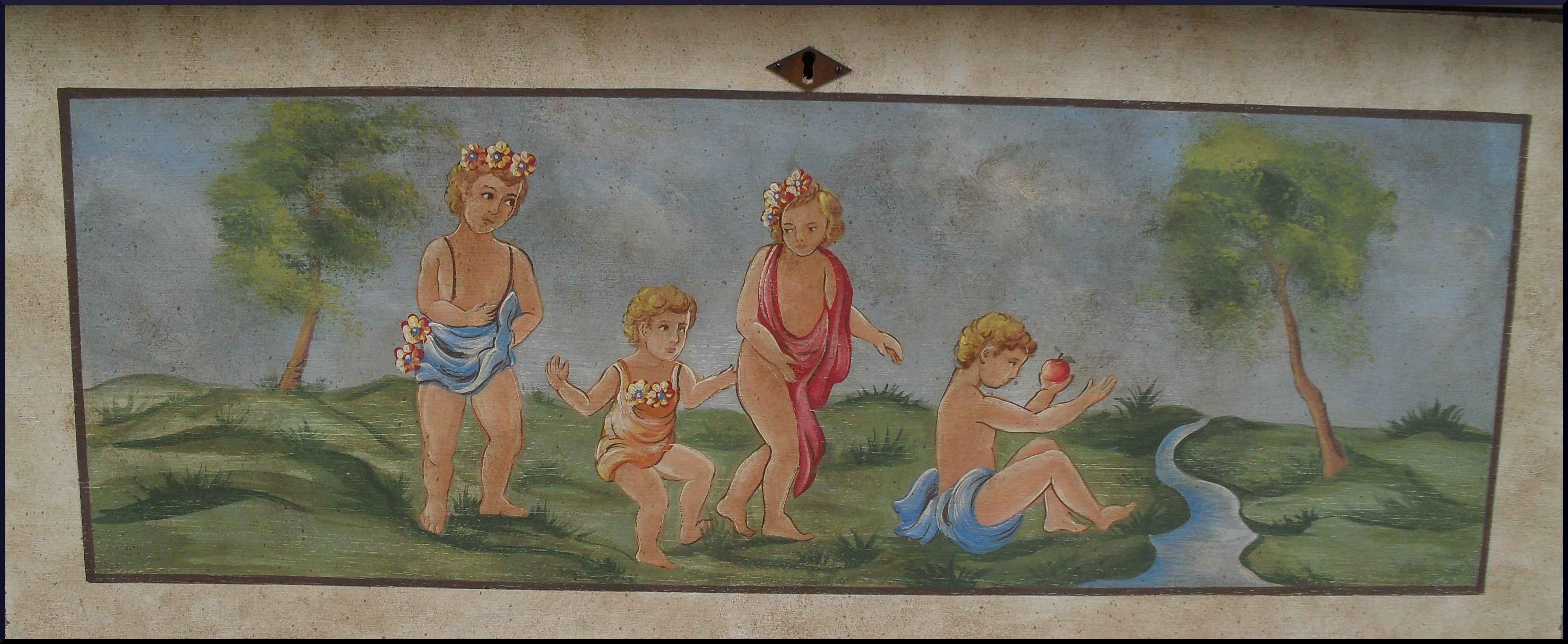 Cassapanca dipinta e decorata stile veneziano la commode di ... Mobili veneziani