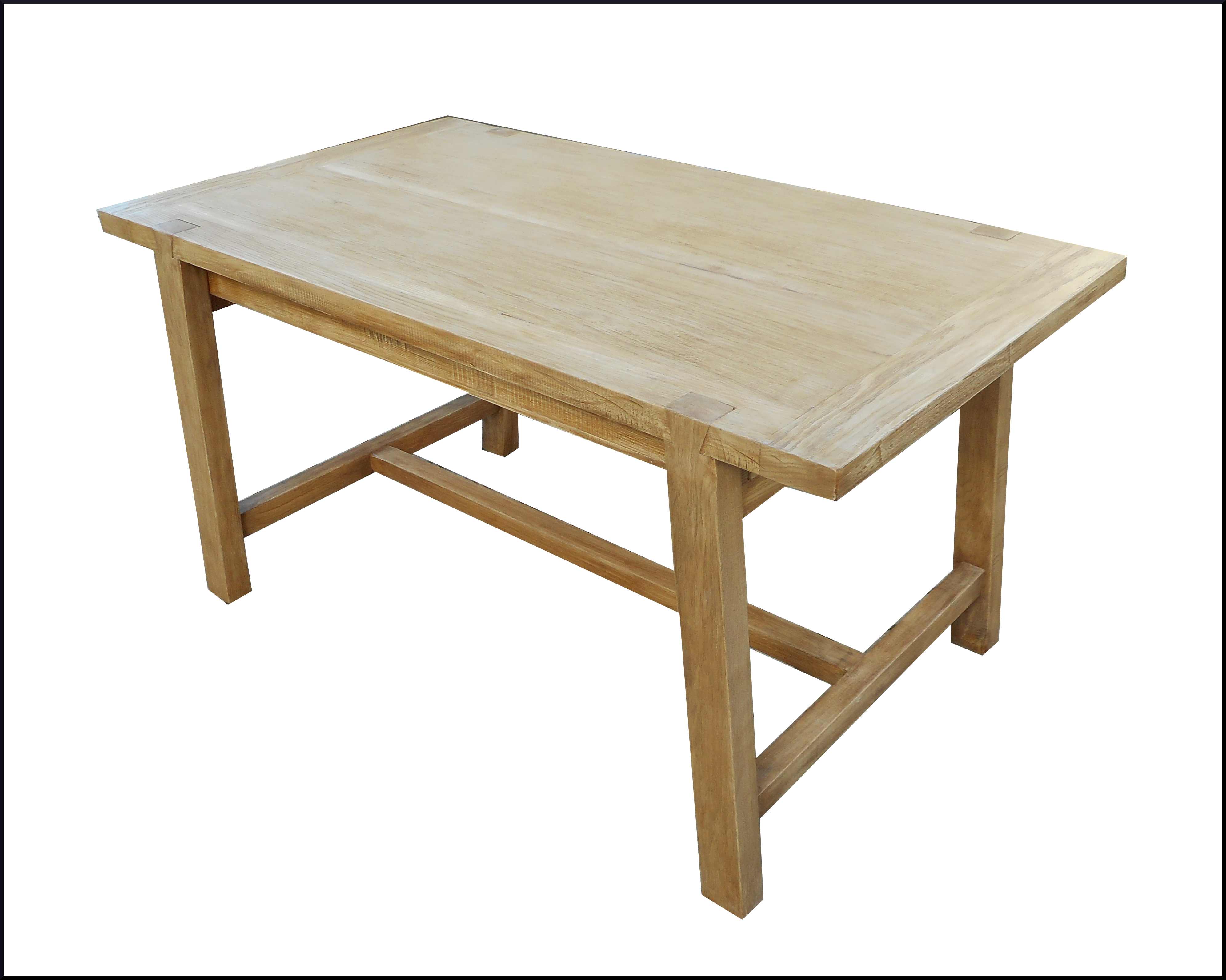 Particolare tavolo artigianale da cucina realizzato in rovere ...