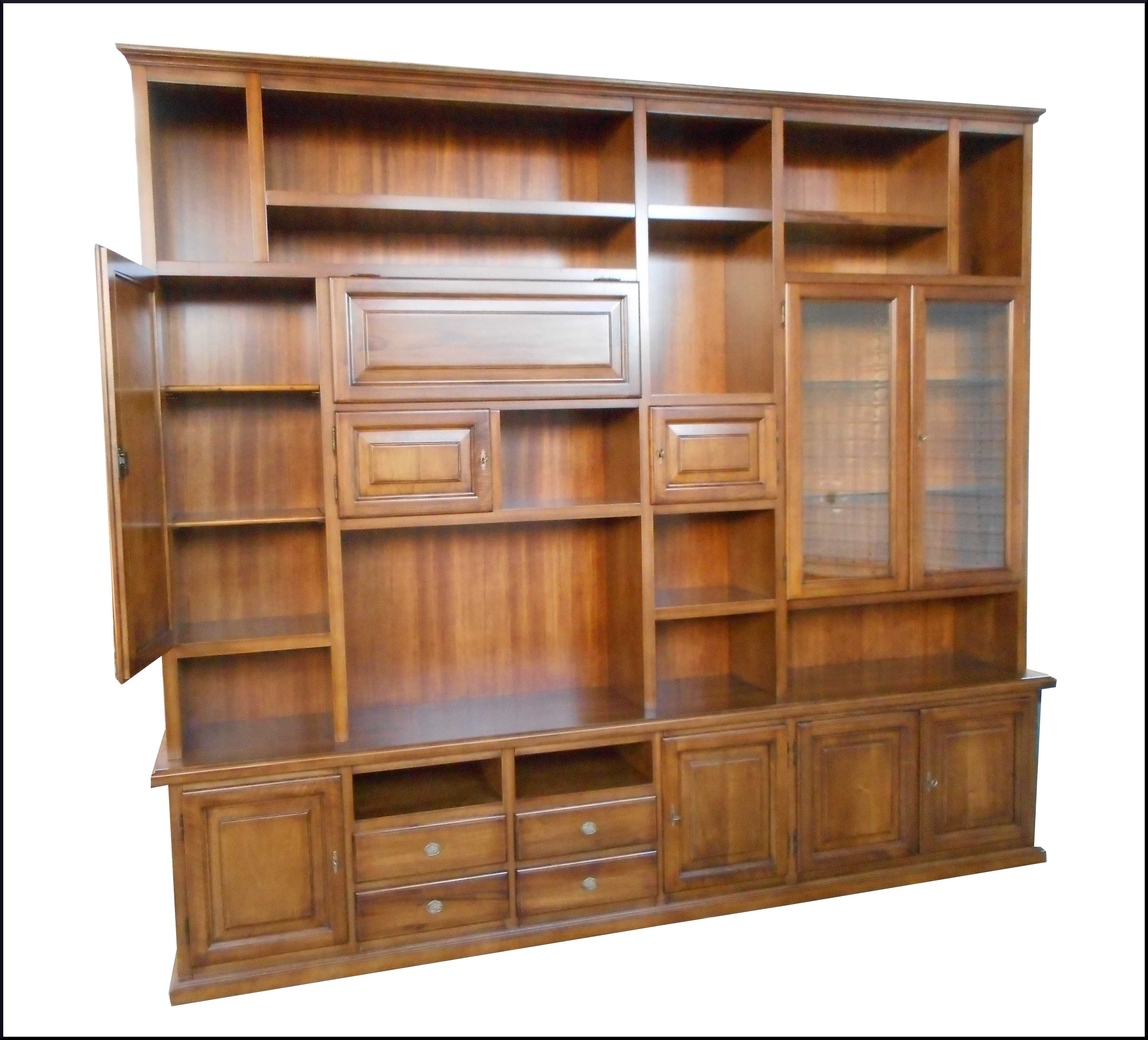Parete attrezzata classica con porta tv la commode di davide corno