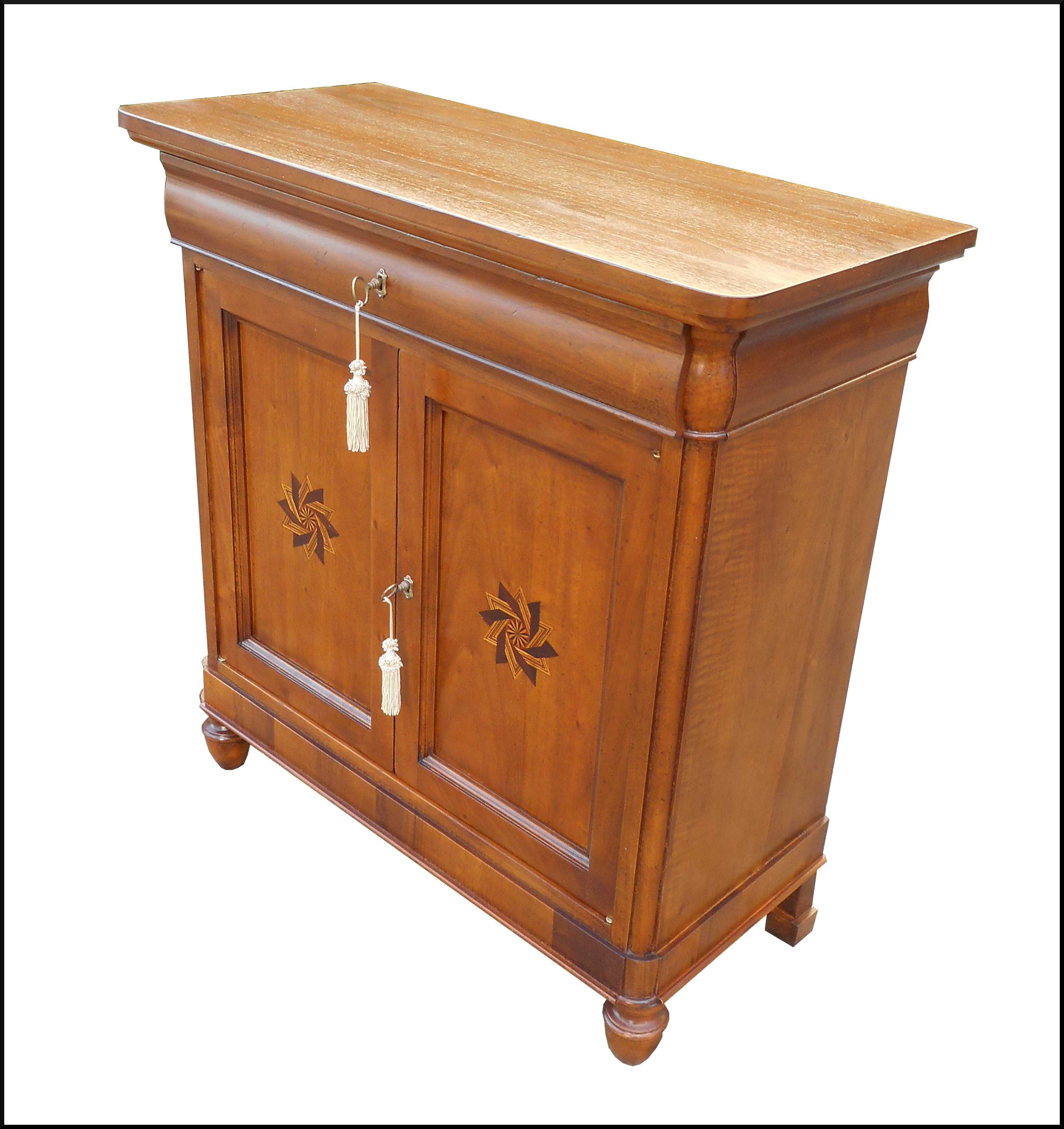 CREDENZA CLASSICA LUIGI FILIPPO INTARSIATA