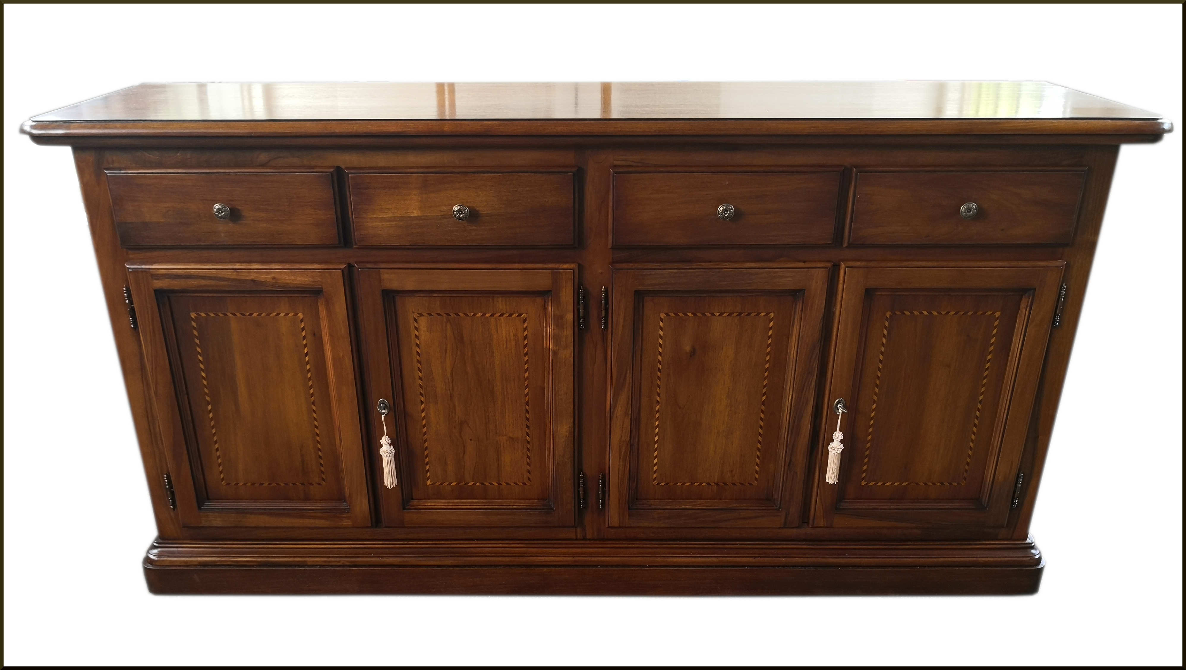 CREDENZA 4 ANTE CLASSICA INTARSIATA