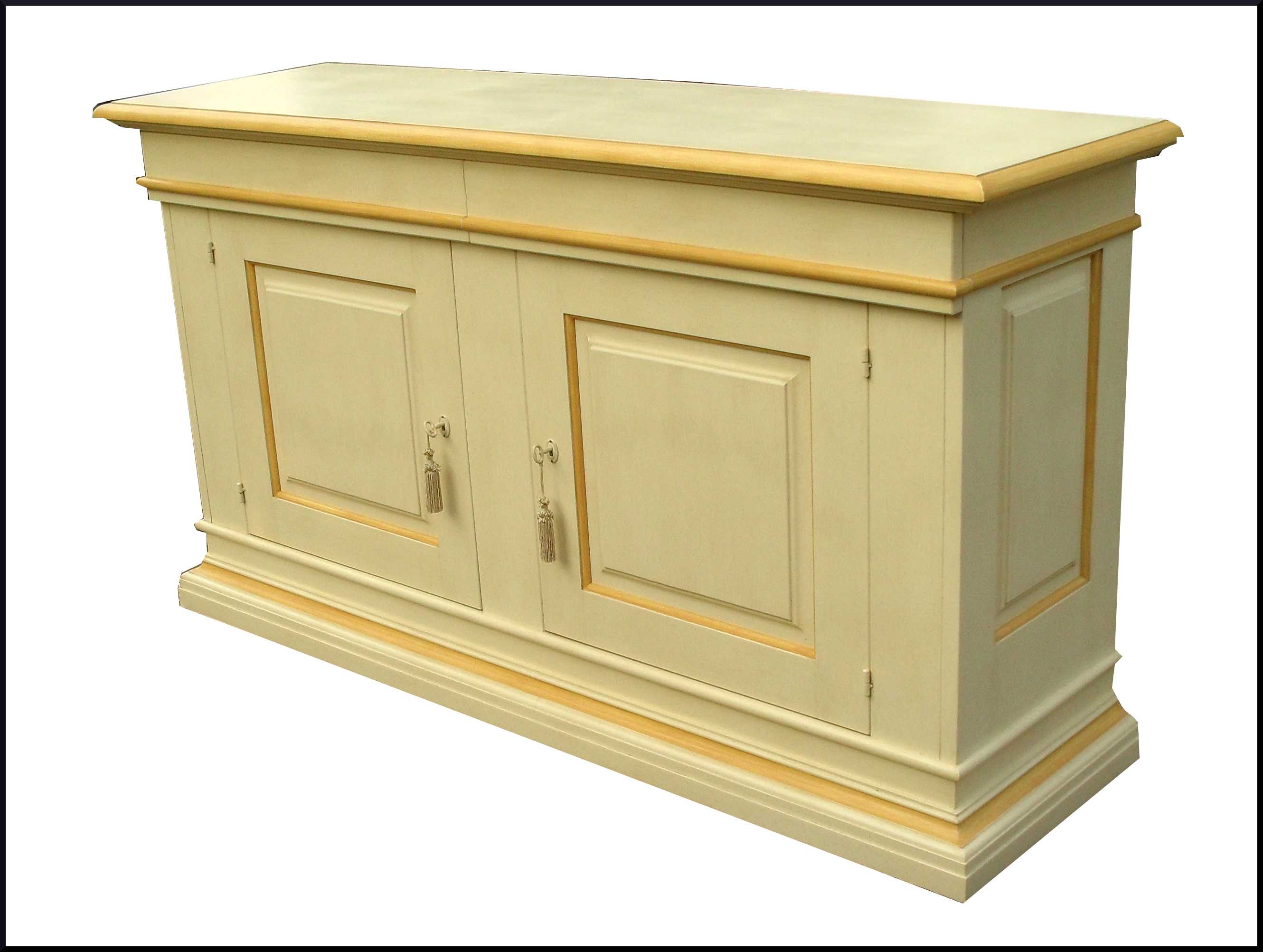 ELEGANTE CREDENZA CLASSICA LACCATA A MANO