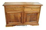 Credenzina classica 2 porte 2 cassetti
