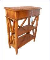 Etagere libreria da ingresso con croci