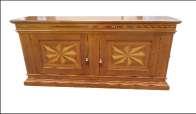 Credenzone classico smontabile con intarsio stella