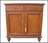 Credenzina 2 porte stile 800 gamba tornita