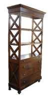 Etagere classica stile impero con cassetti