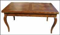 Tavolo rettangolare  a parquet rovere ciliegio