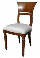 Sedia ventaglio con intarsio legno rosa