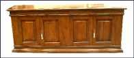 Elegante credenza 4 porte in noce massello