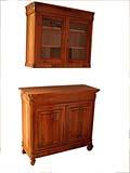 Credenza con piattaia  misura stile 800 cappuccina