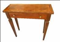 Tavolino consolle classica con cassetto