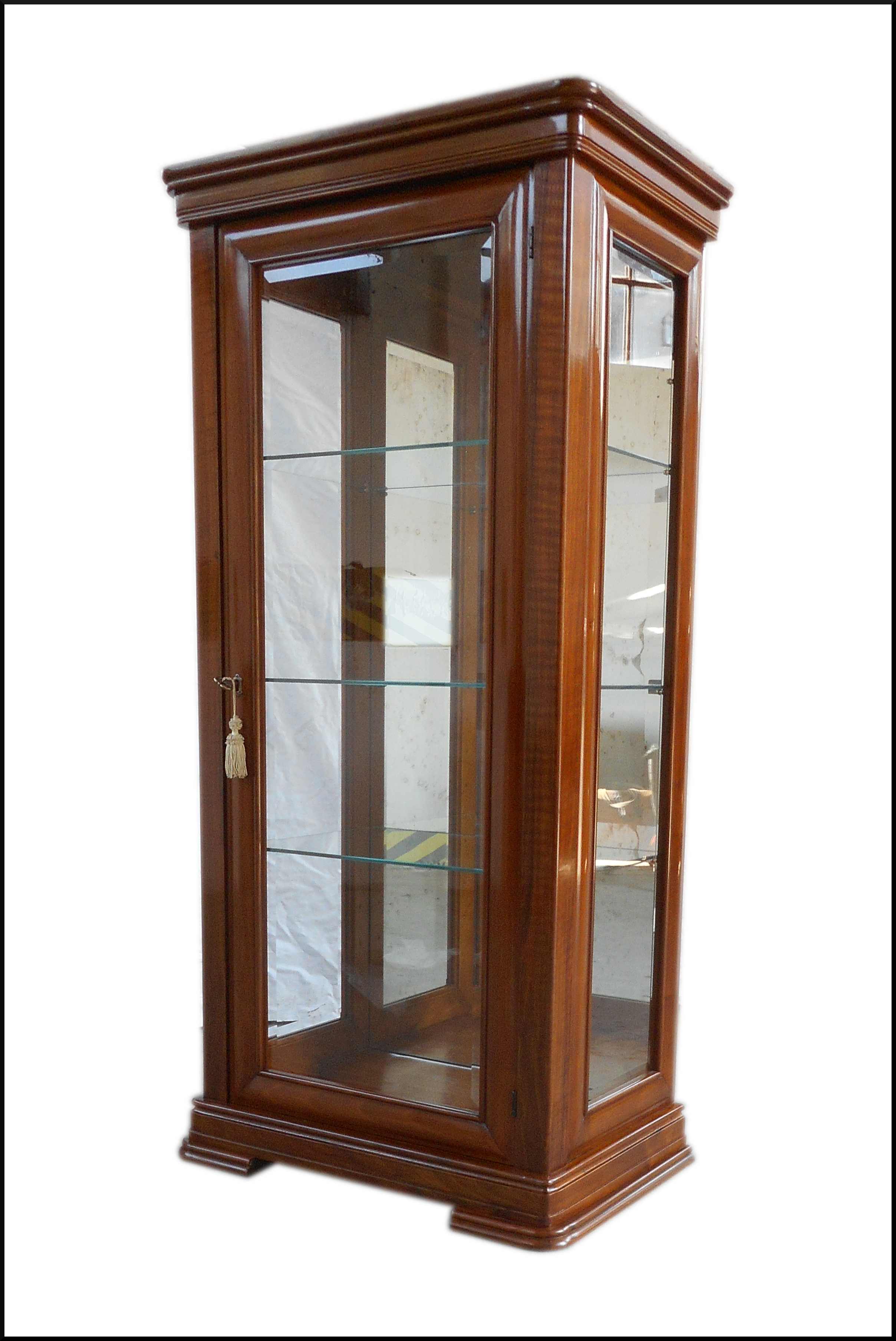 Vetrina classica una porta con specchio