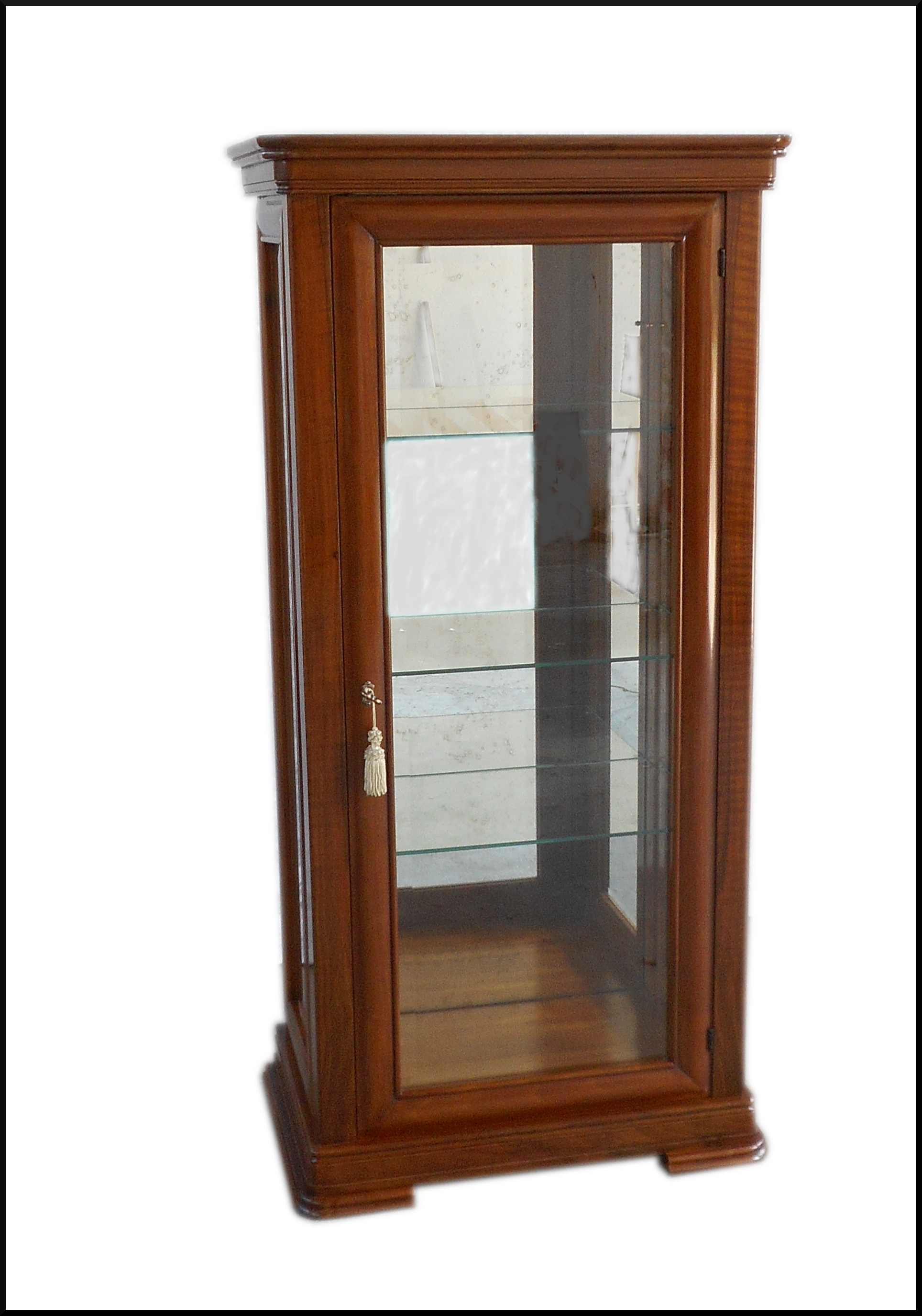 Vetrina classica una porta con specchio