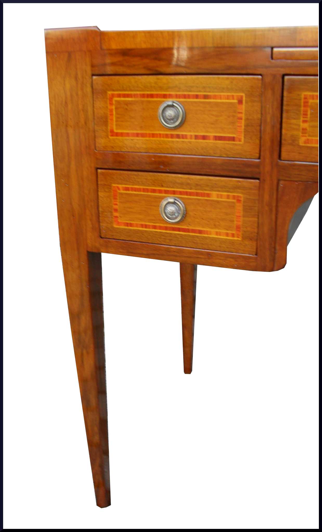 Scrittoio scrivania artigianale porta pc classico
