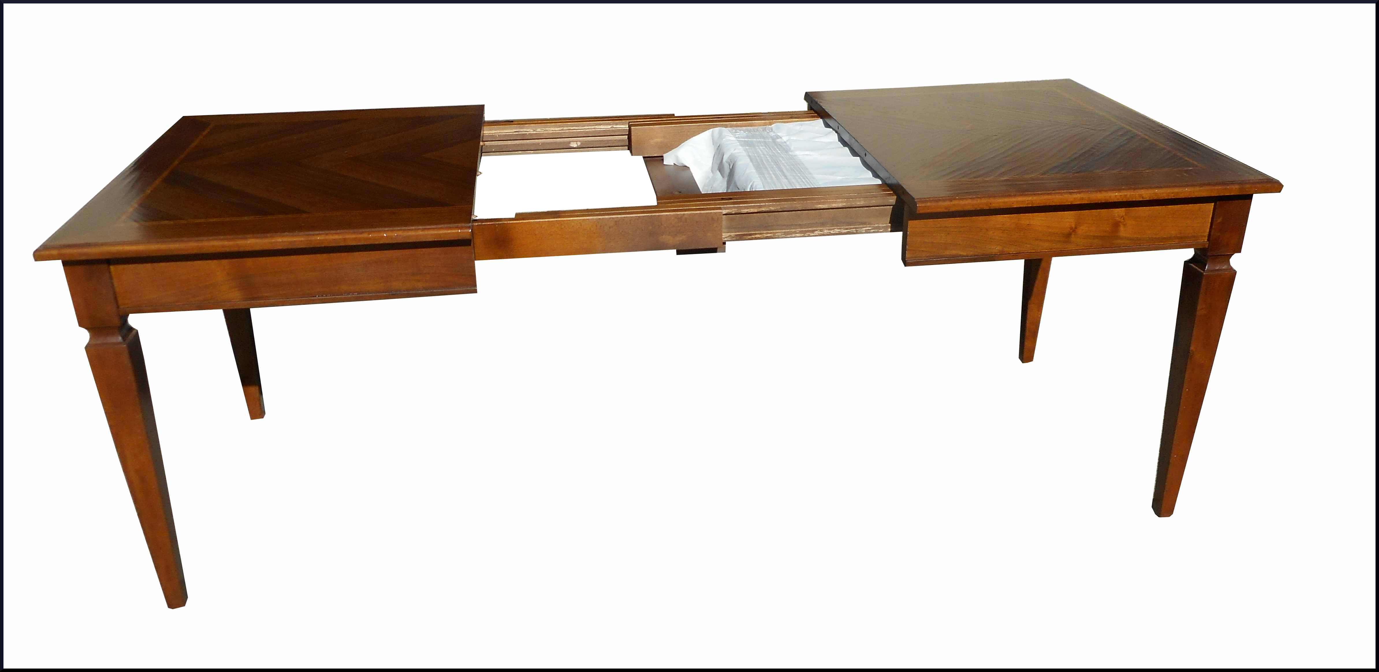 Tavolo classico aprilbile con piano spinato