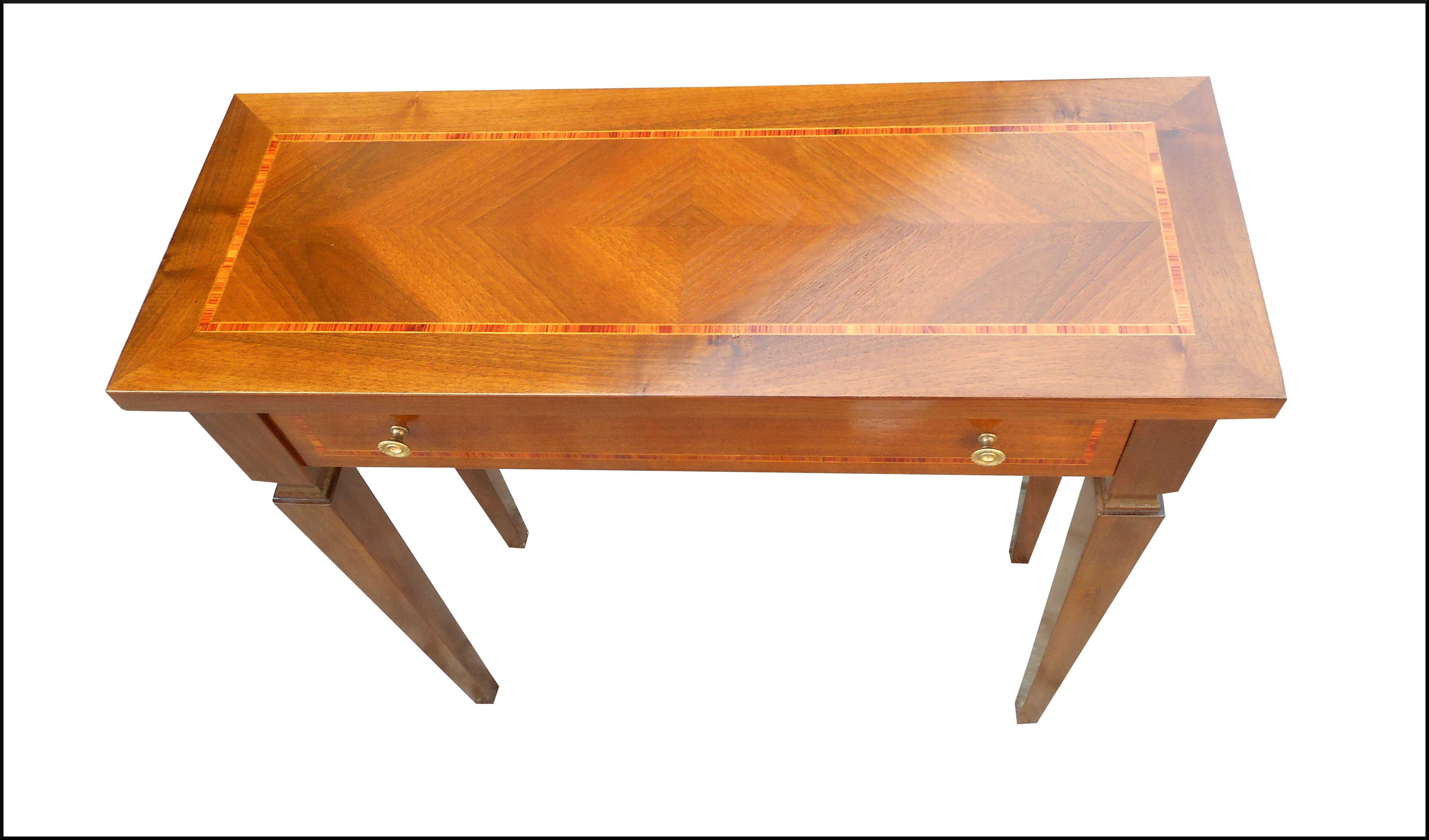 Tavolino consolle classica con cassetto