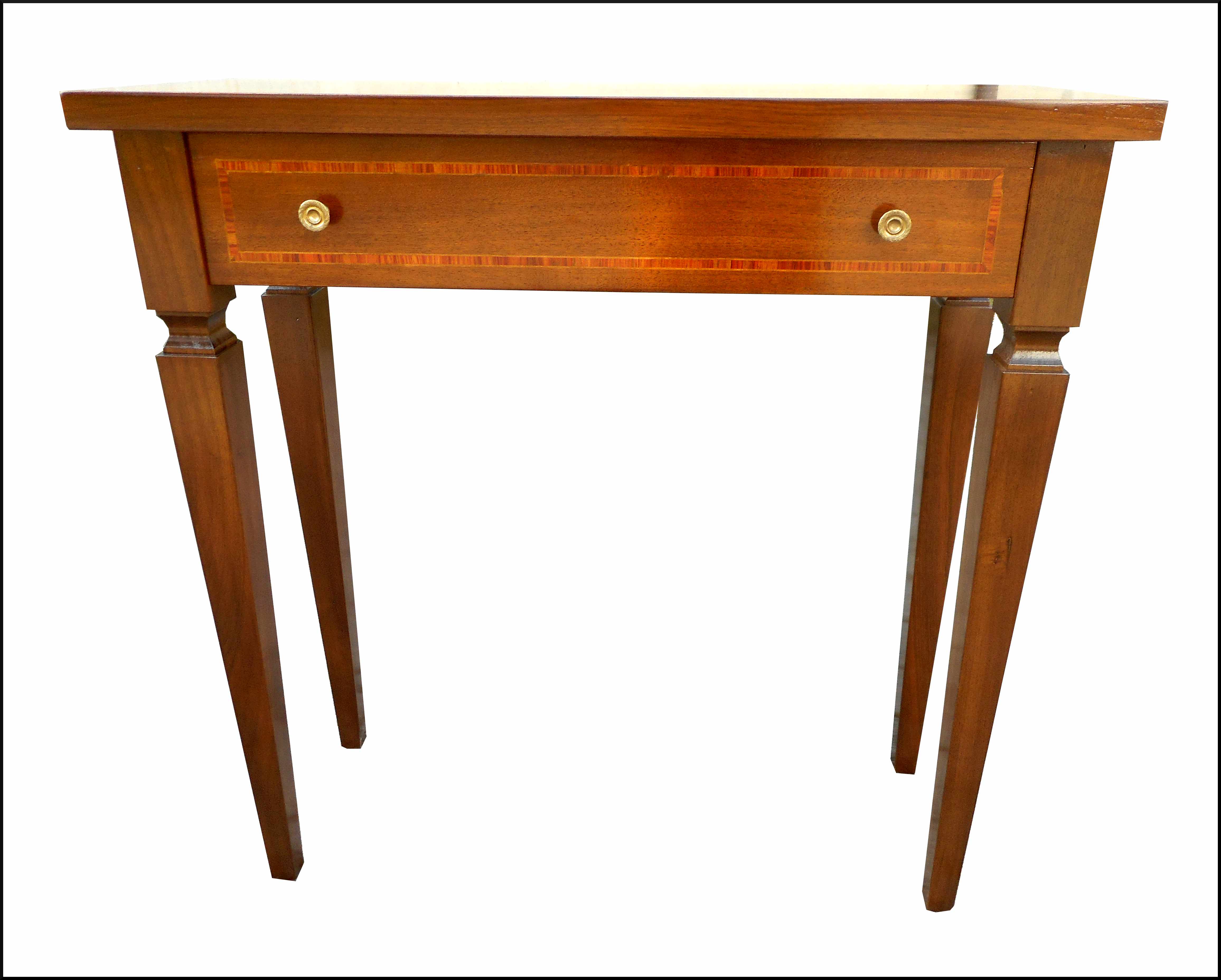 Tavolino consolle classica con cassetto