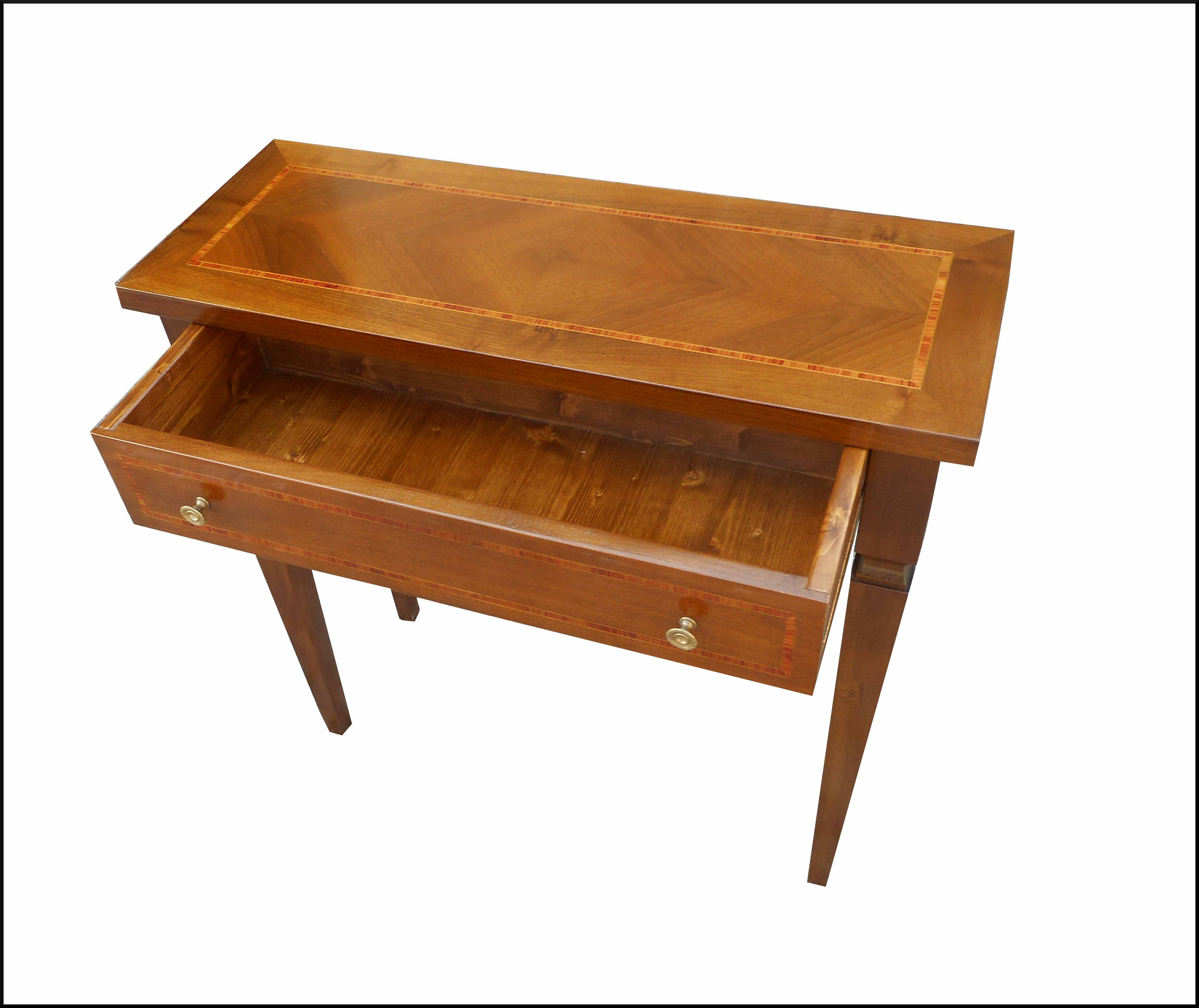 Tavolino consolle classica con cassetto
